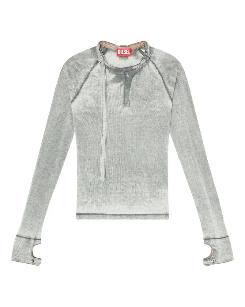 Diesel T-Ecla long-sleeve T-shirt - Grau Grau