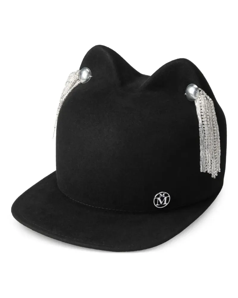 Maison Michel Jamie Baseballkappe - Schwarz Schwarz
