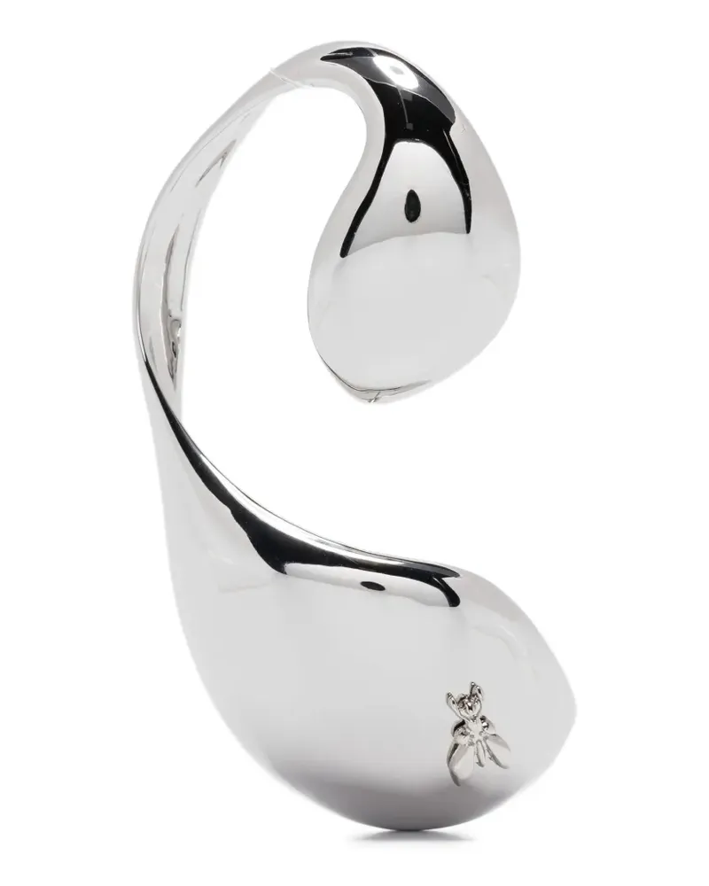 Patrizia Pepe Ear Cuff aus gebogenem Messing - Silber Silber
