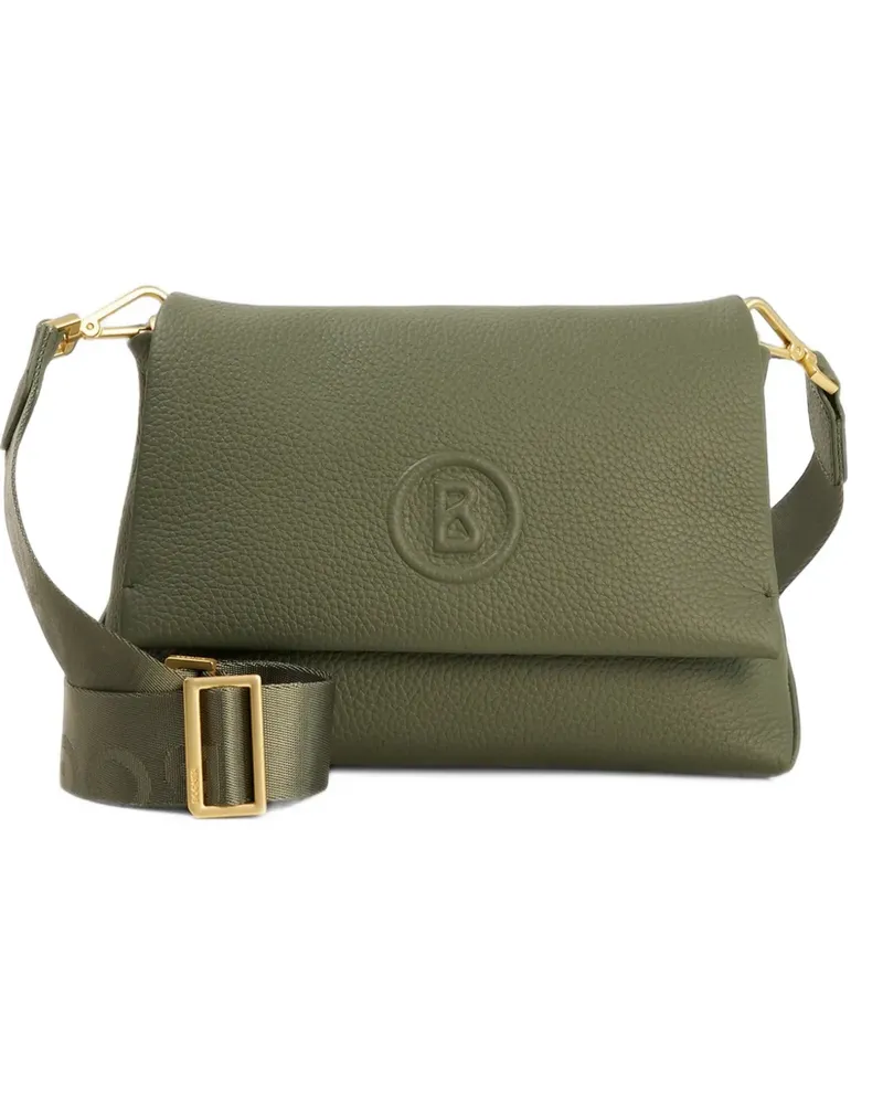 Bogner Bozen Florence Schultertasche mit Logo-Prägung - Grün Grün