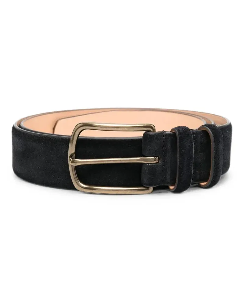 Officine Creative Italia Gürtel aus Wildleder - Schwarz Schwarz