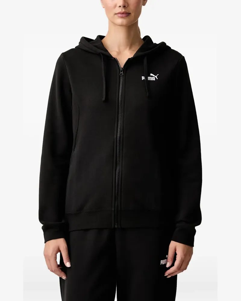 Puma logo-print tracksuit set - Schwarz Schwarz