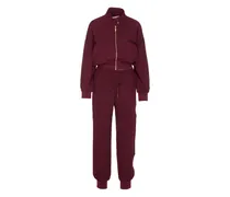 Jogginganzug mit Logo-Stickerei - Rot