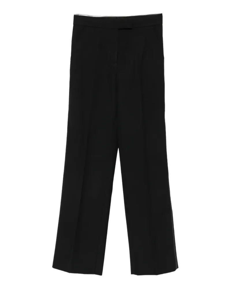 Moncler concealed-fastening flared trousers - Schwarz Schwarz