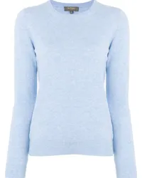 N.Peal Kaschmirpullover mit Rundhalsausschnitt Blau