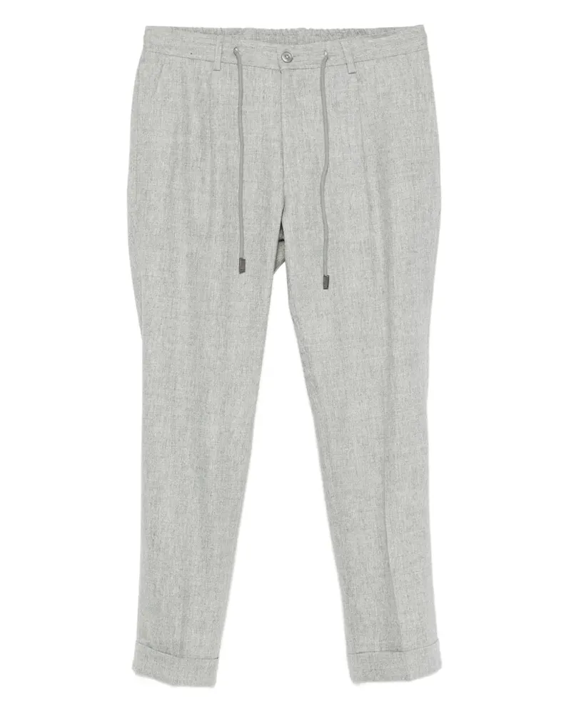Gran Sasso Hose mit Kordelzug - Grau Grau