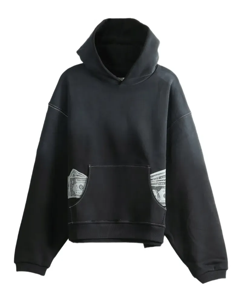 ERL Money hoodie - Schwarz Schwarz