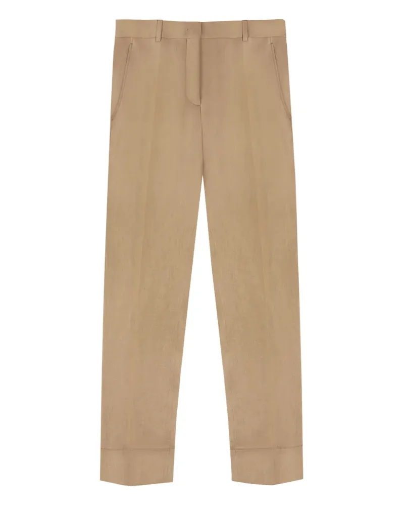 Incotex Hose aus Leinen - Nude Nude