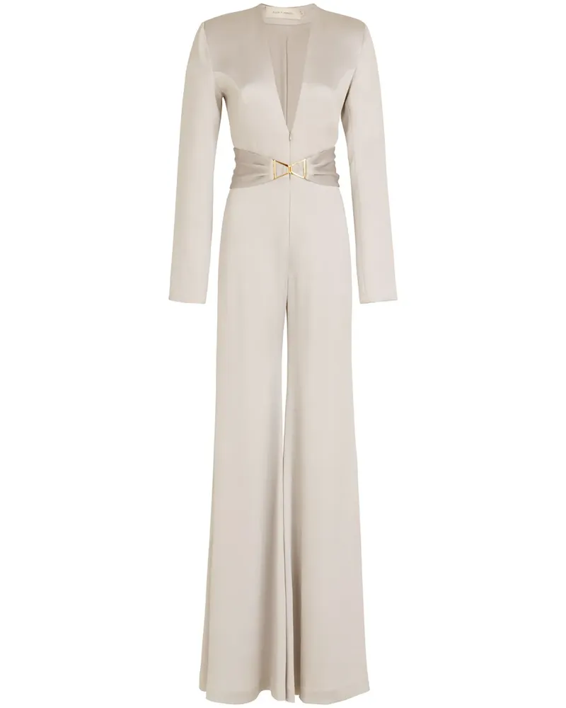 Silvia Tcherassi Taboa Jumpsuit mit Gürtel - Grau Grau