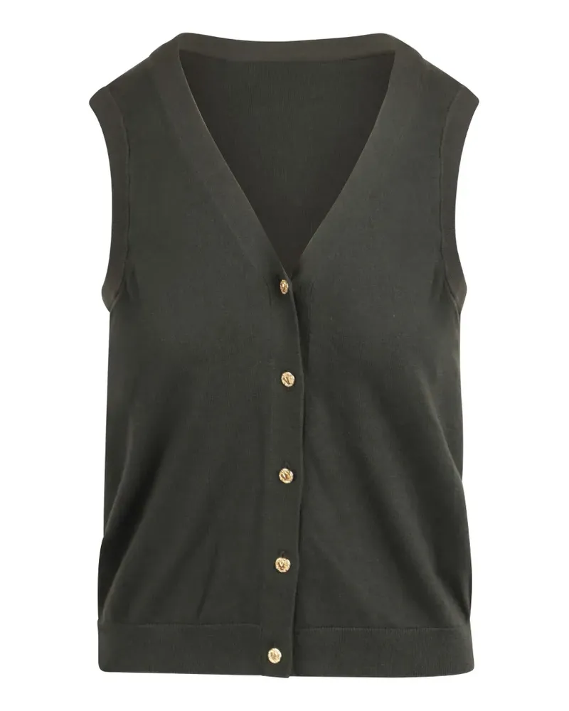 Max Mara Max Mara Geknöpftes Top - Grün Grün