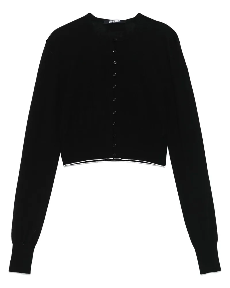Jacquemus The Beach Cardigan - Schwarz Schwarz