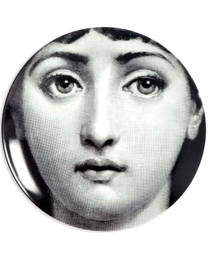 Fornasetti Tema E Variazioni N1 Wanddekoration 26mm Schwarz