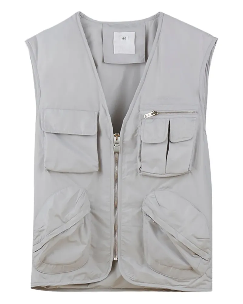 Givenchy Weste mit mehreren Taschen - Grau Grau