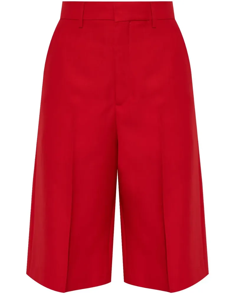 AMI Paris Shorts aus Schurwolle - Rot Rot