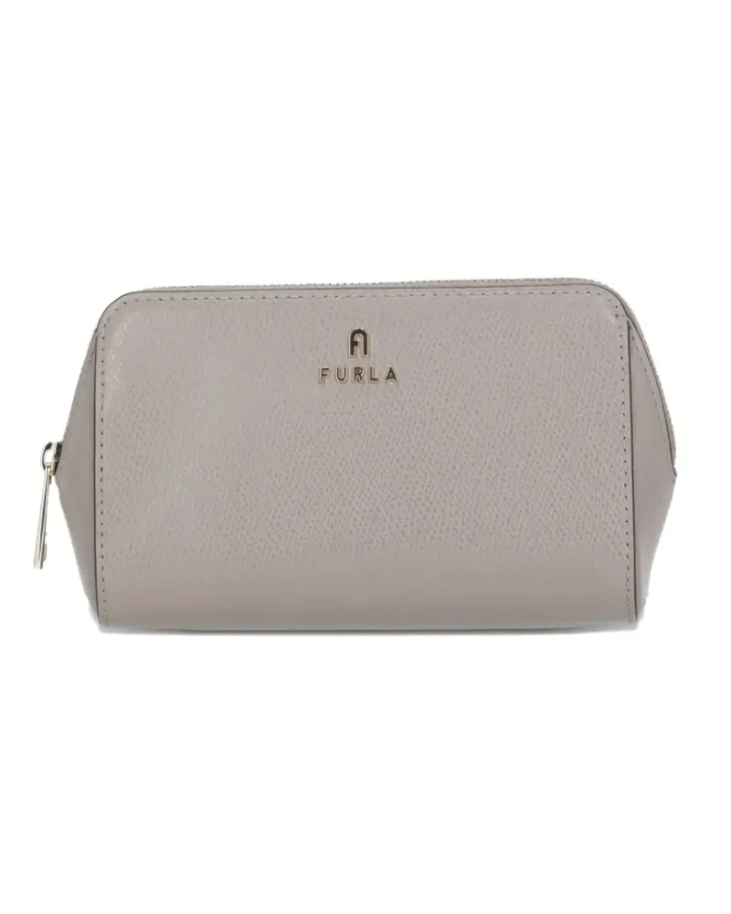 Furla Kosmetiktasche mit Reißverschluss - Grau Grau