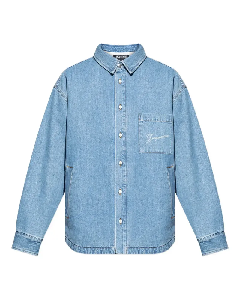Jacquemus La Chemise Boulanger Hemd - Blau Blau