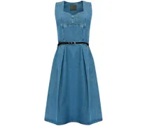 Jeanskleid mit Gürtel - Blau