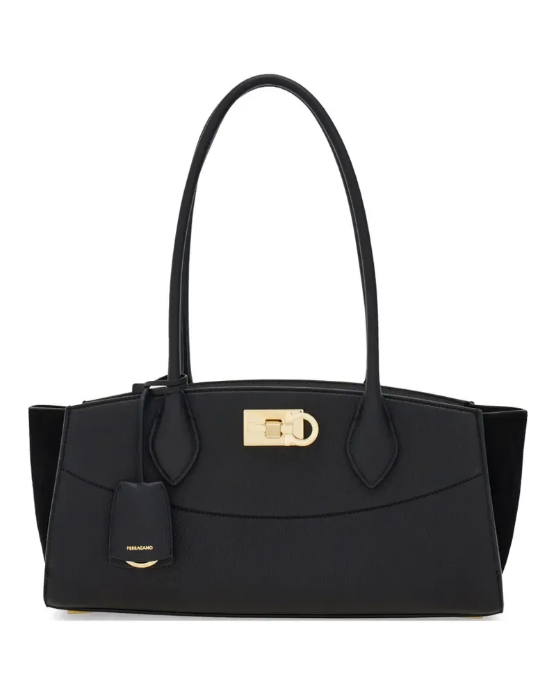 Ferragamo Studio soft bag (M) - Schwarz Schwarz