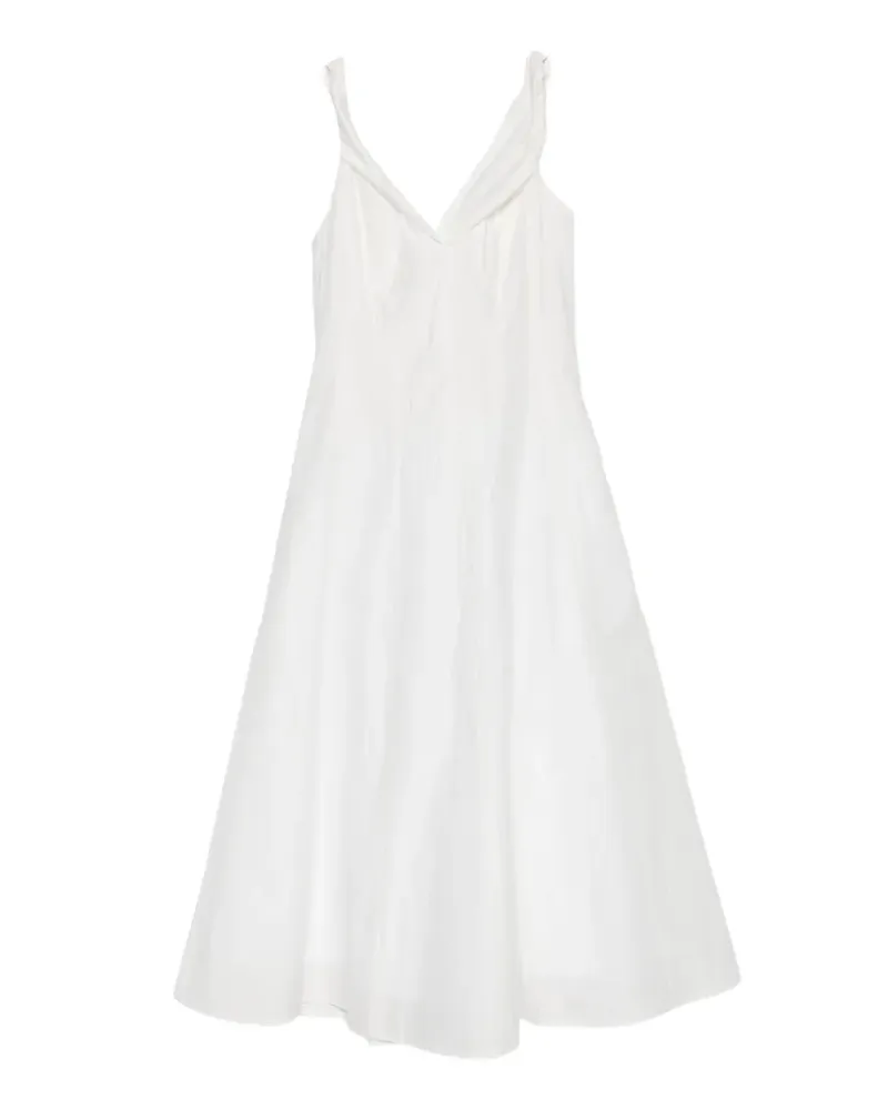 Róhe Kleid mit verdrehten Schultern - Weiß Weiß