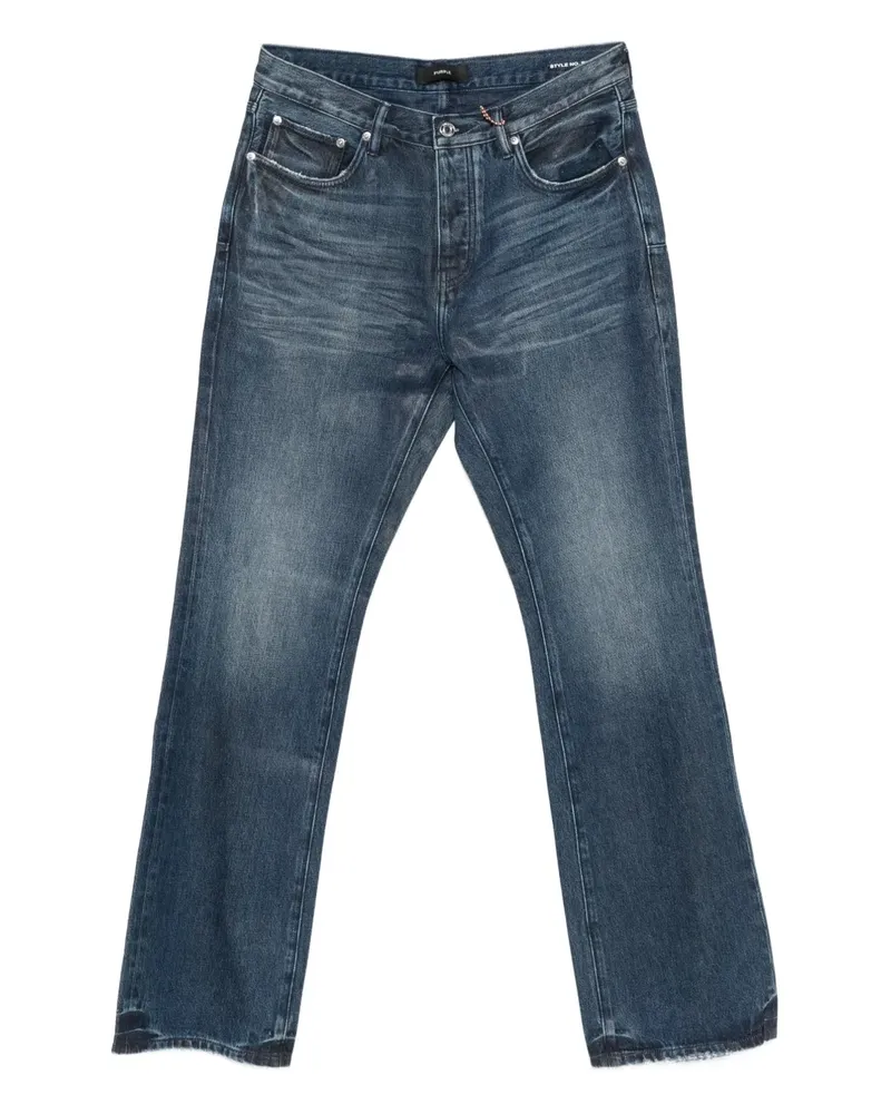 PURPLE BRAND Jeans im Distressed-Look - Blau Blau