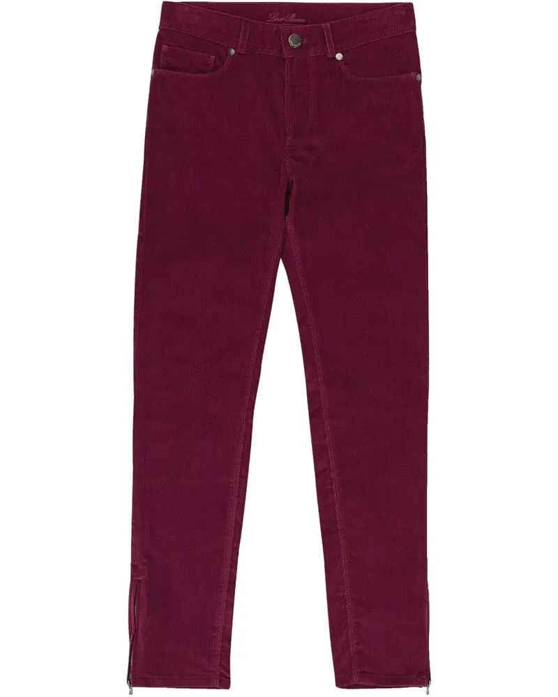 Loro Piana Cordhose mit geradem Bein - Rot Rot