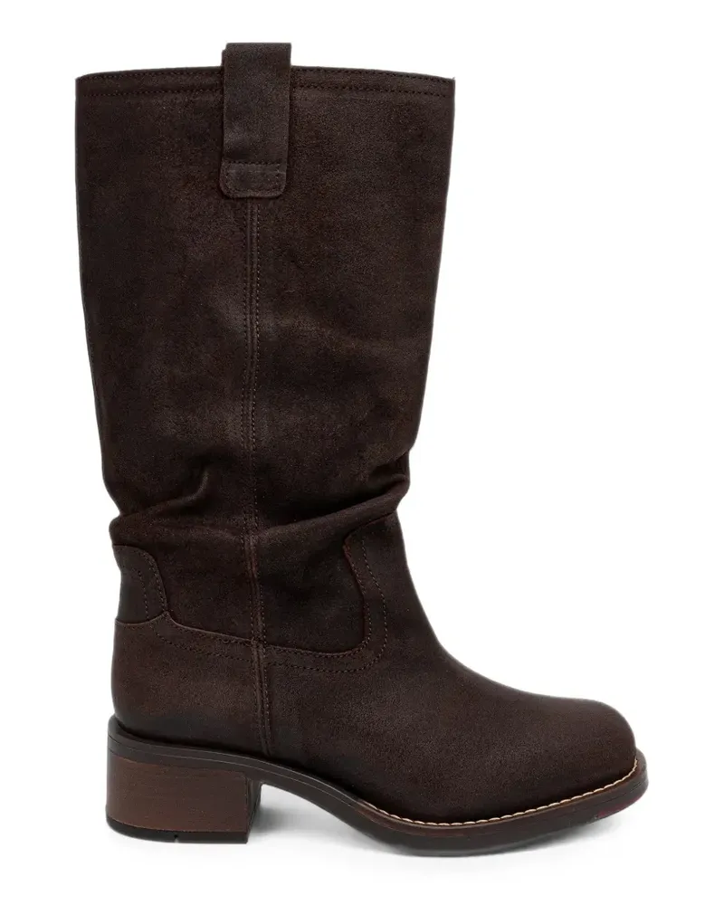 Fly London block-heel slouch boots - Braun Braun