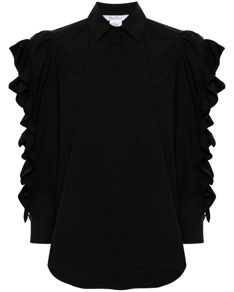 Max Mara Pleiadi Hemd - Schwarz Schwarz