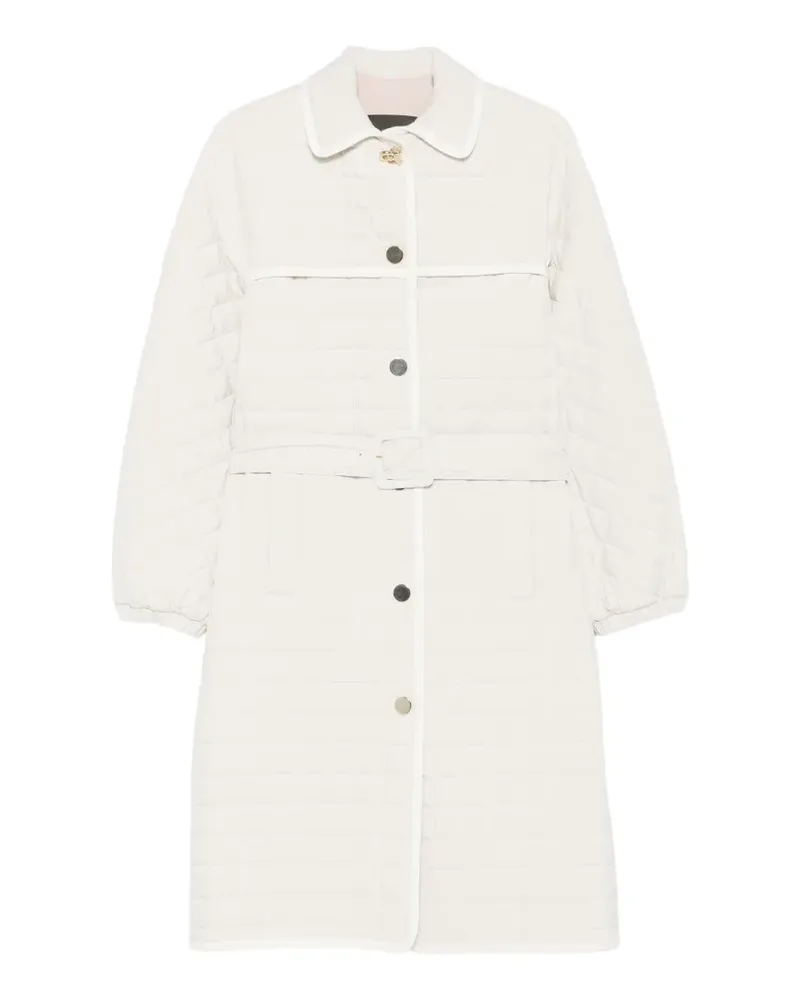 Fabiana Filippi belted quilted jacket - Nude Nude