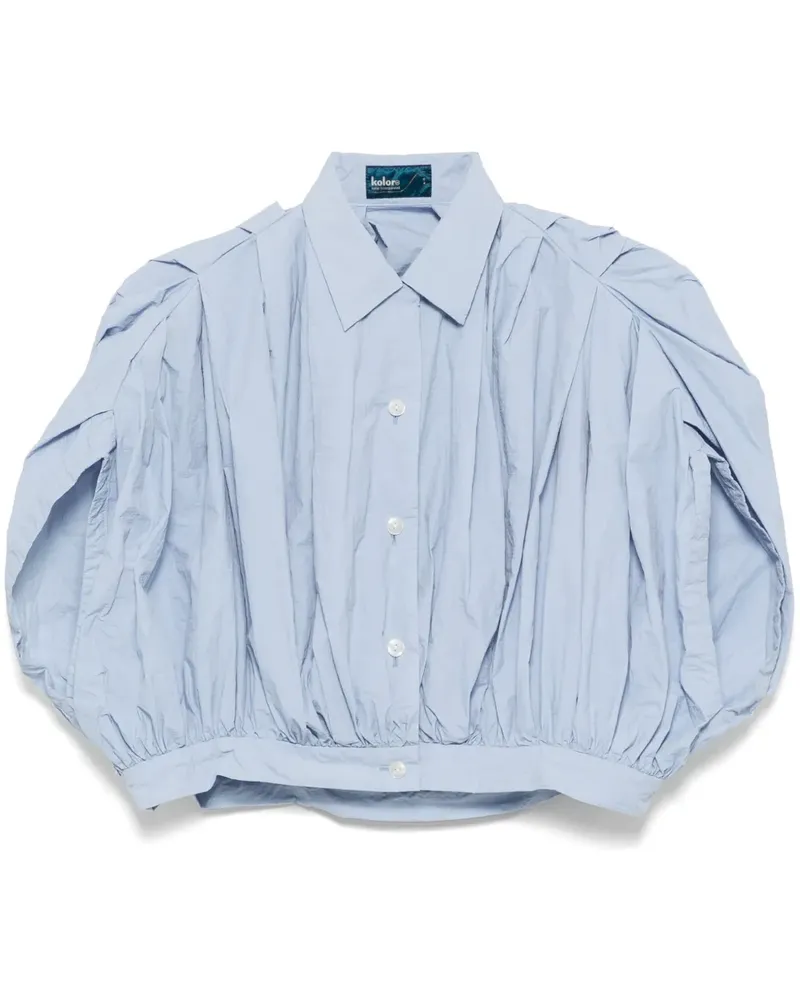 kolor Geknöpftes Top - Blau Blau