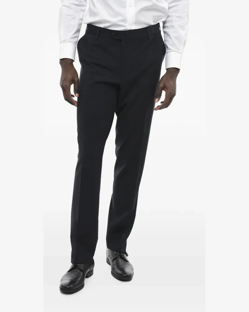 Corneliani pressed-crease trousers - Blau Blau