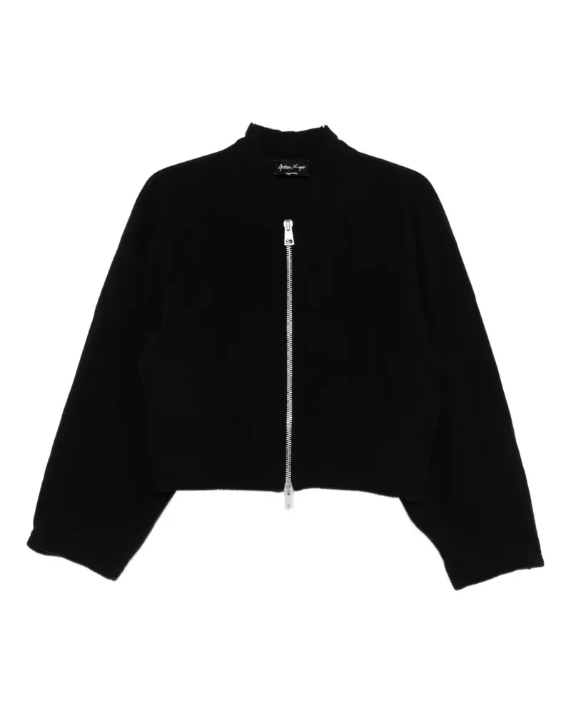 Andrea Ya'aqov cashmere bomber jacket - Schwarz Schwarz