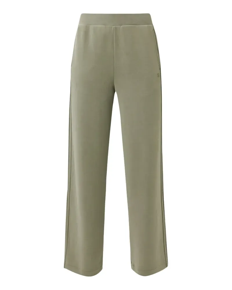 Sweaty Betty Sand Wash wide-leg side-stripe track pants - Grün Grün