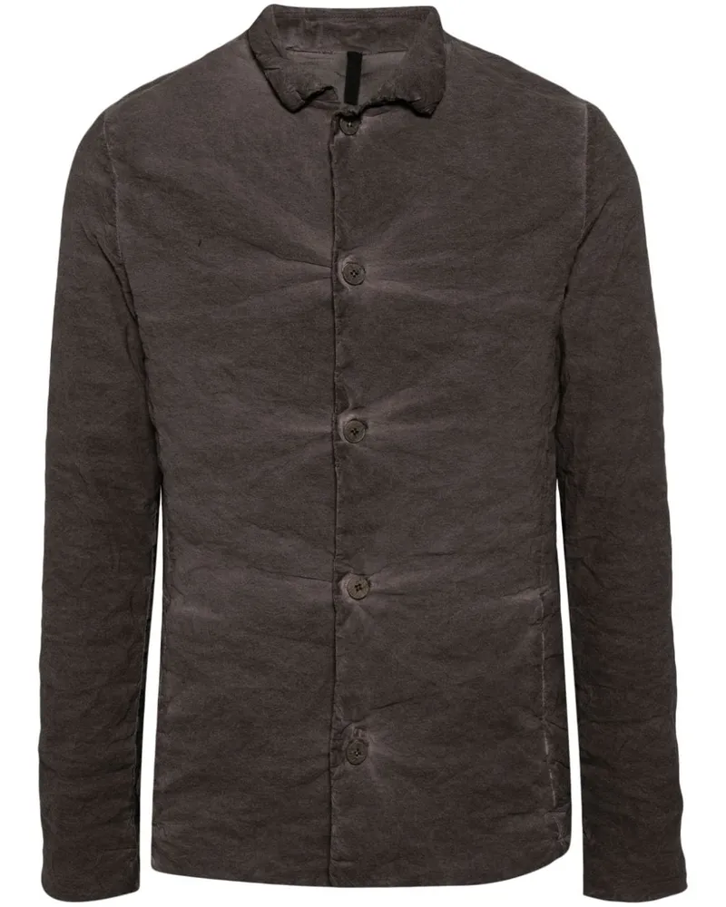 Poème Bohèmien Einreihige Hemdjacke - Braun Braun