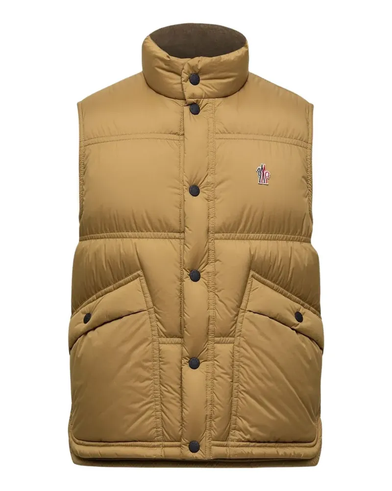 Moncler Gefütterte Weste mit Knöpfen - Nude Nude