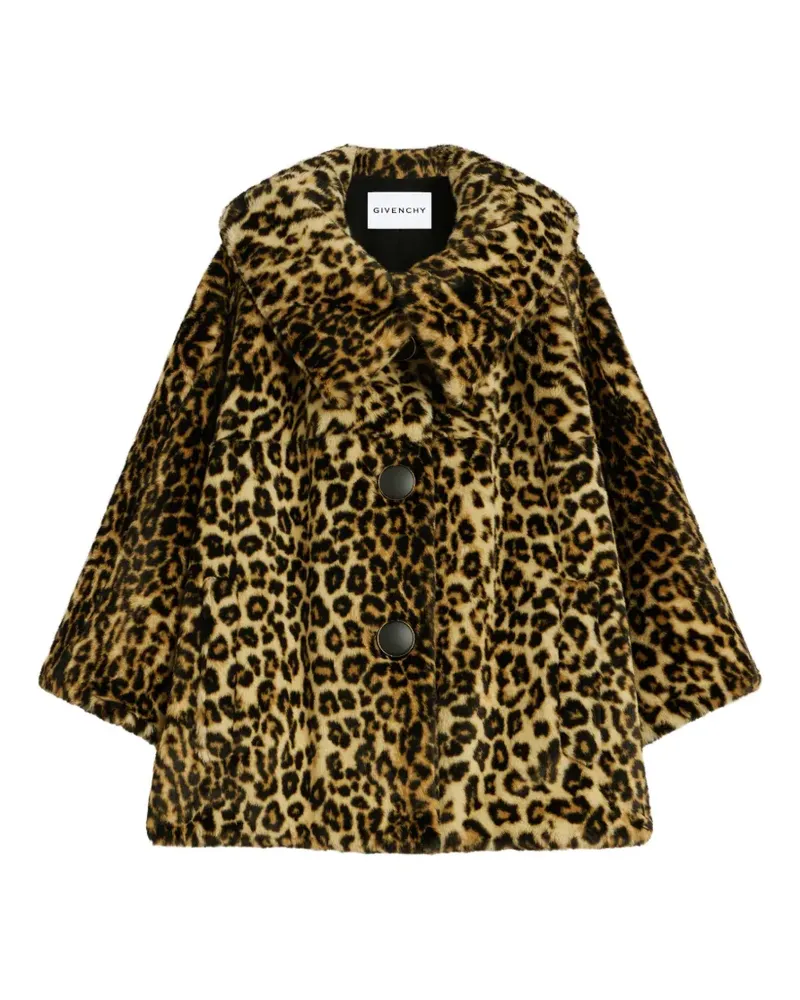 Givenchy Mantel mit Leopardenprint - Braun Braun