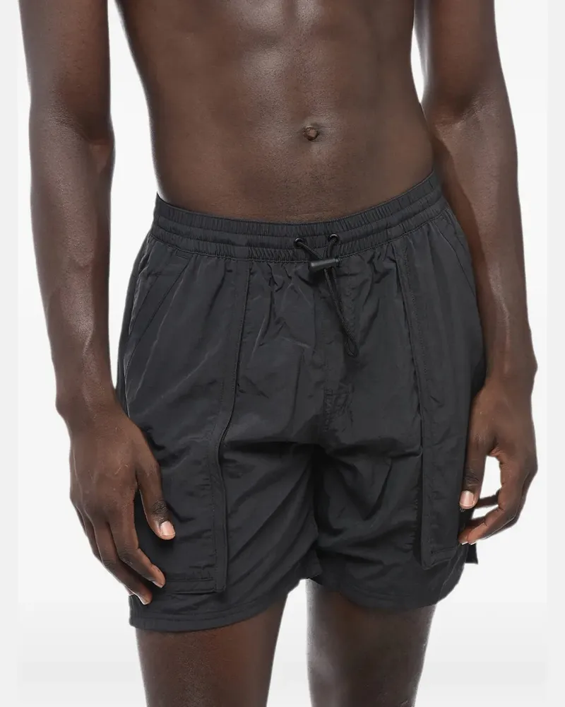 Nike Badeshorts mit Logo-Print - Schwarz Schwarz