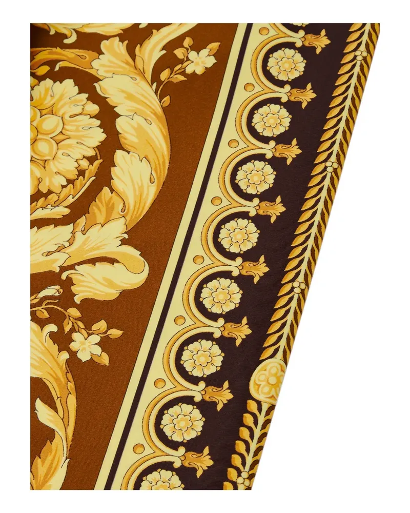 Versace Leggings mit Barocco-Print - Braun Braun