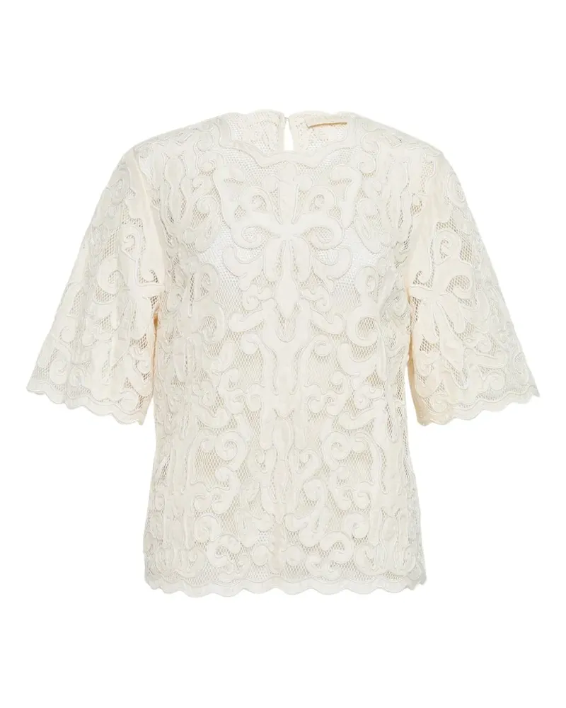 Ulla Johnson short-sleeve blouse - Nude Nude