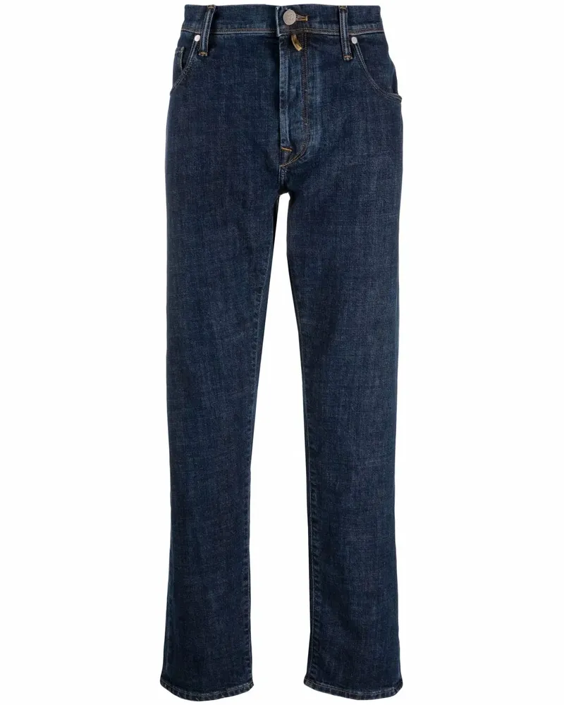 Incotex Klassische Slim-Fit-Jeans - Blau Blau