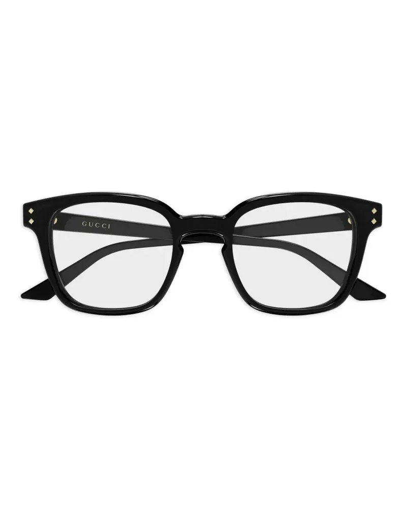 Gucci square-frame glasses - Schwarz Schwarz