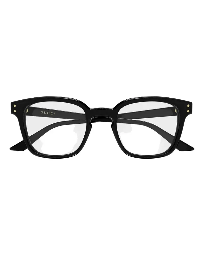 Gucci square-frame glasses - Schwarz Schwarz