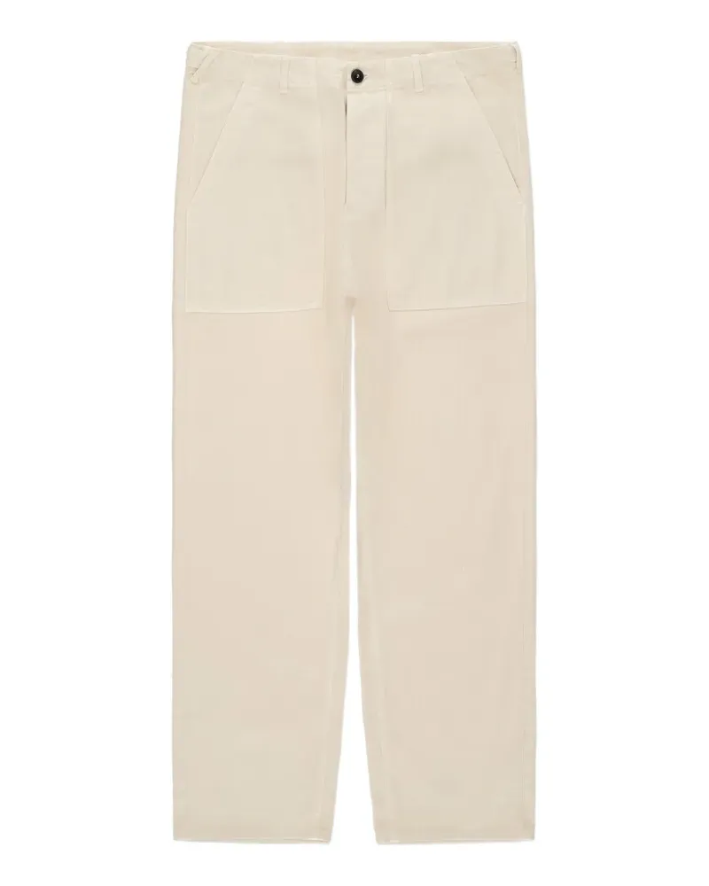 Fortela Newfatigue patch-pocket trousers - Nude Nude