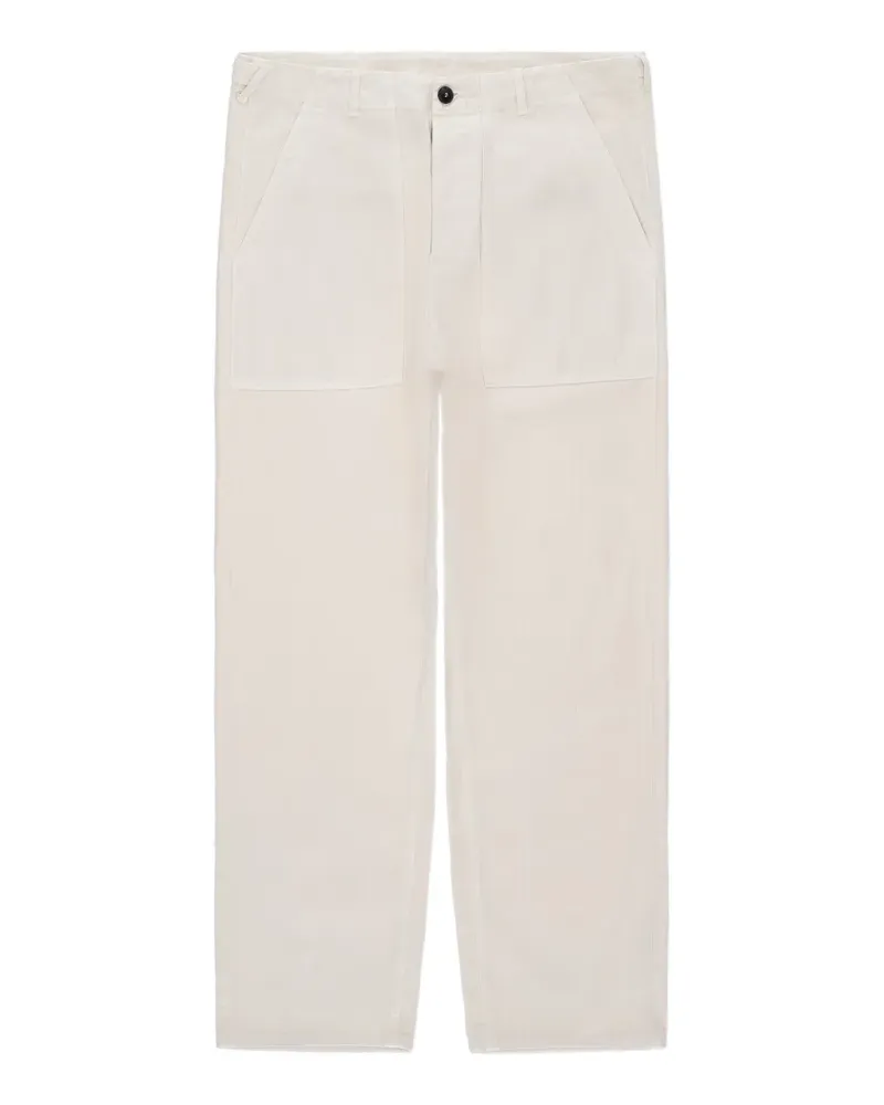 Fortela Newfatigue patch-pocket trousers - Nude Nude