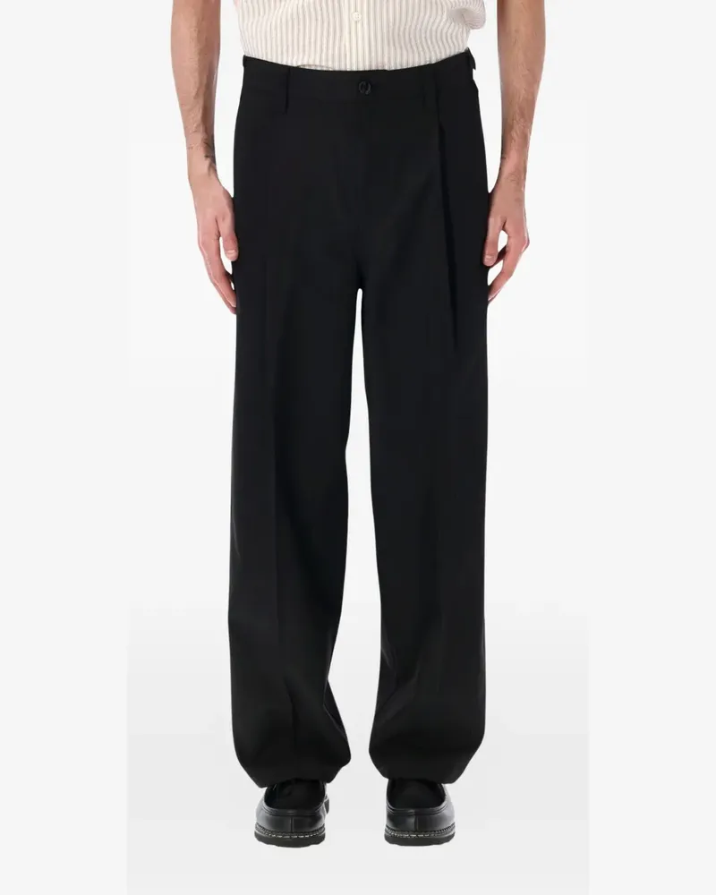 Obey Dean Hose mit Falten - Schwarz Schwarz