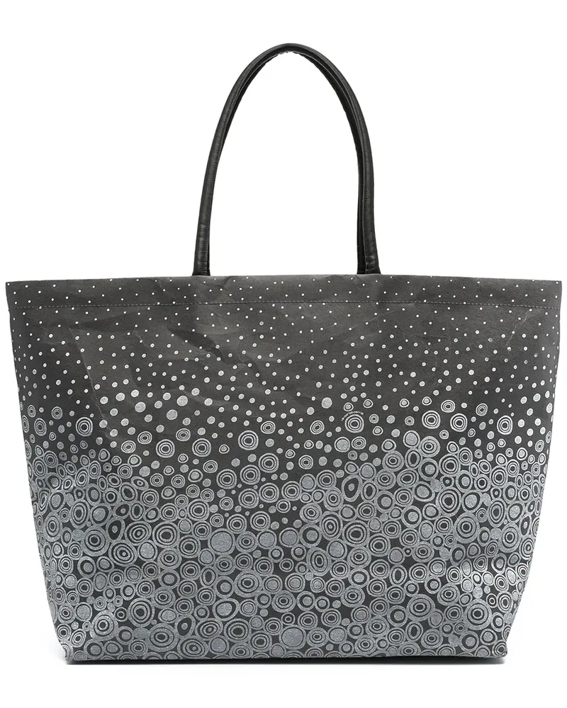 10 Corso Como Shopper mit grafischem Print - Schwarz Schwarz