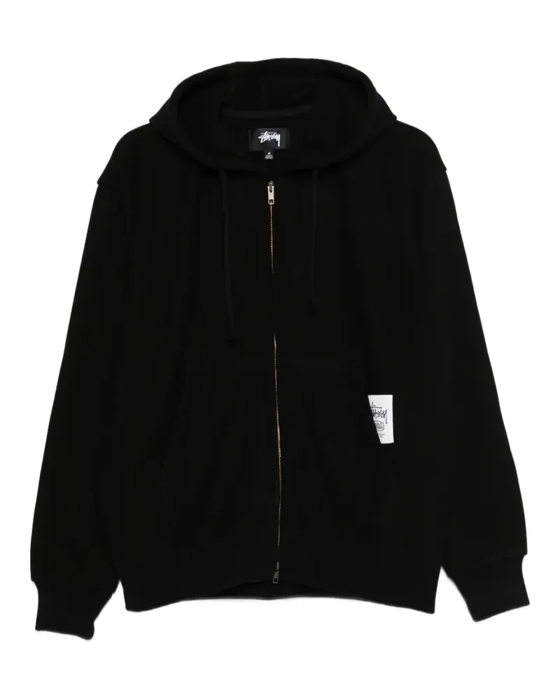 Stüssy zip-up hoodie - Schwarz Schwarz