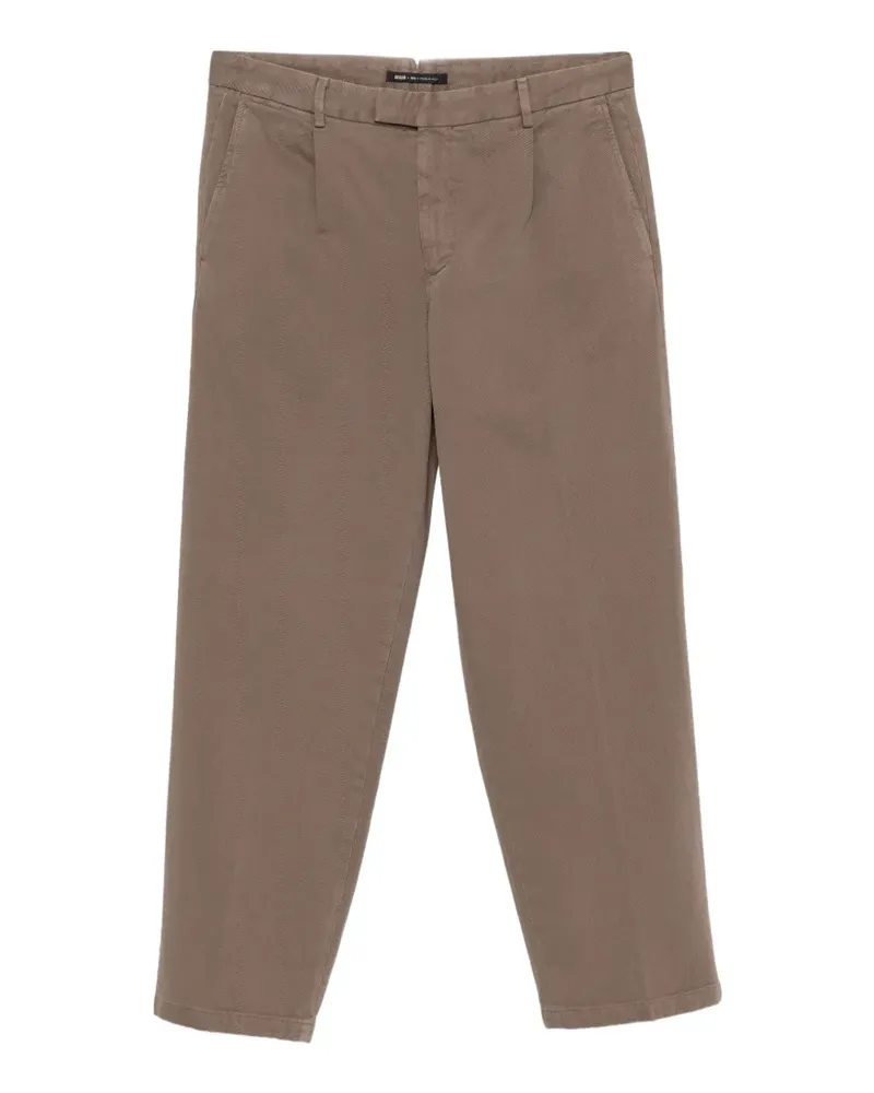 Briglia 1949 Straight-Leg-Hose mit Falten - Braun Braun