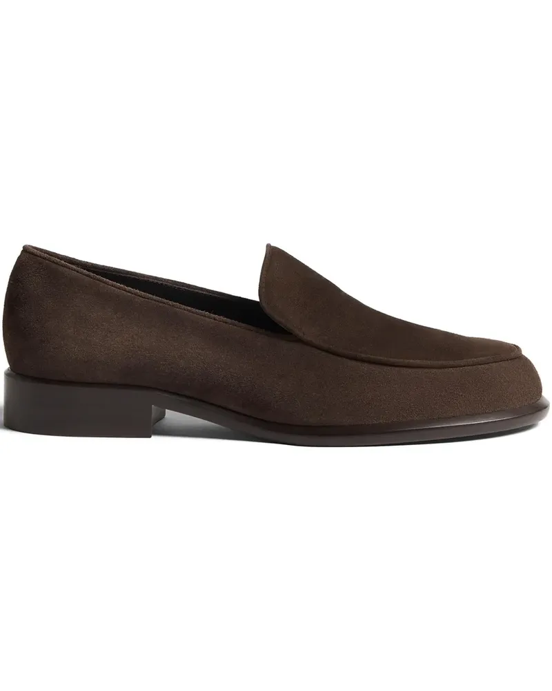 KHAITE Miles Loafer - Braun Braun