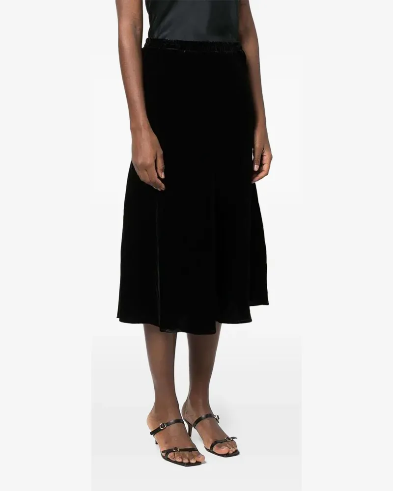 Gold Hawk Clothing velvet pencil midi skirt - Schwarz Schwarz