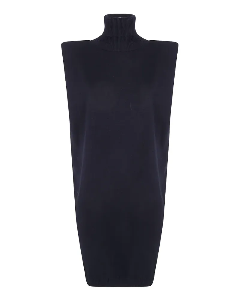 Twin-Set Minikleid mit Rollkragen - Schwarz Schwarz